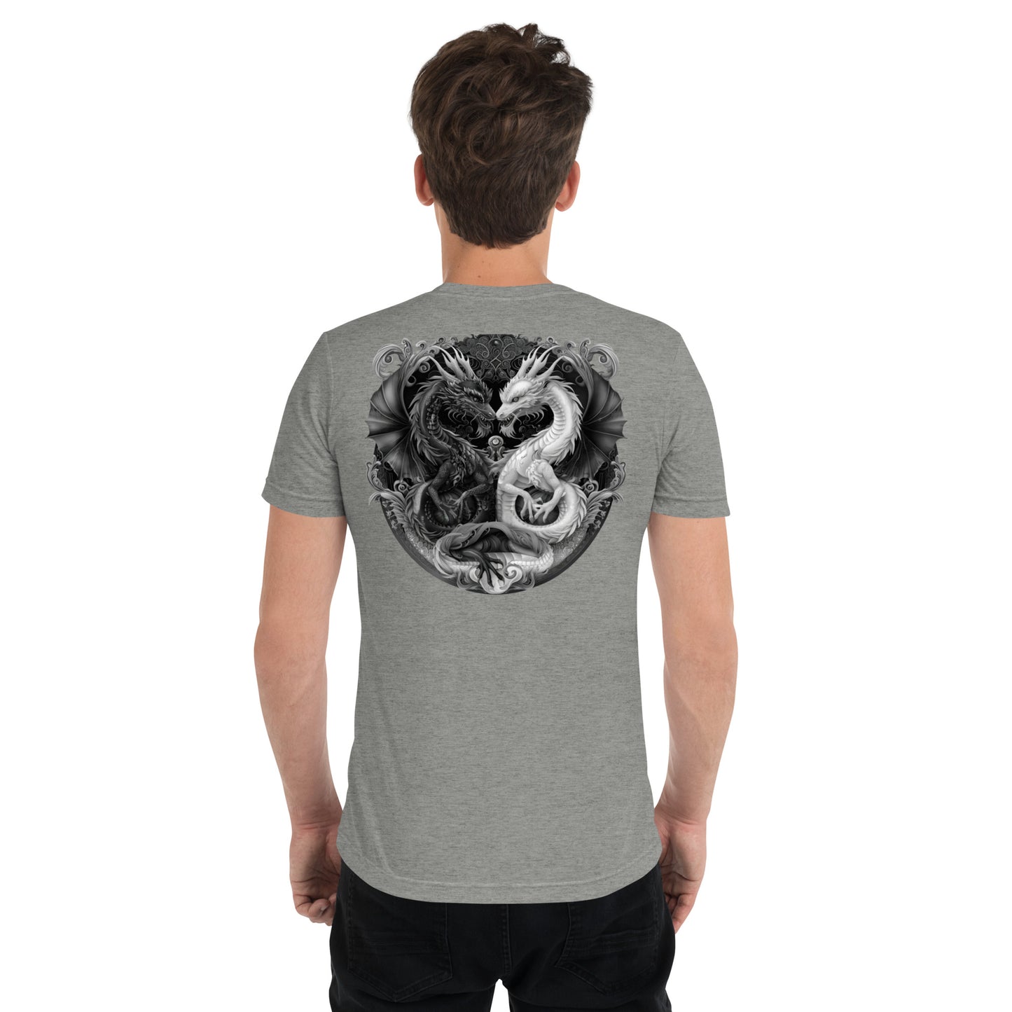 Dueling Dragons Experience Short sleeve t-shirt - Back - Design 8