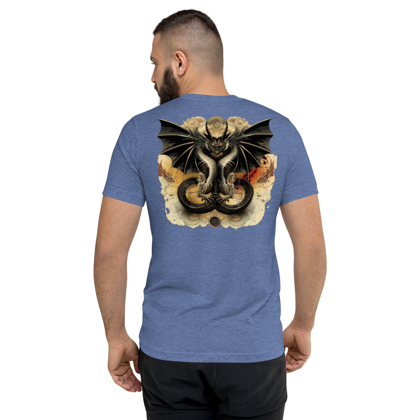 Dueling Dragons Experience Short sleeve t-shirt - Back - Design 7