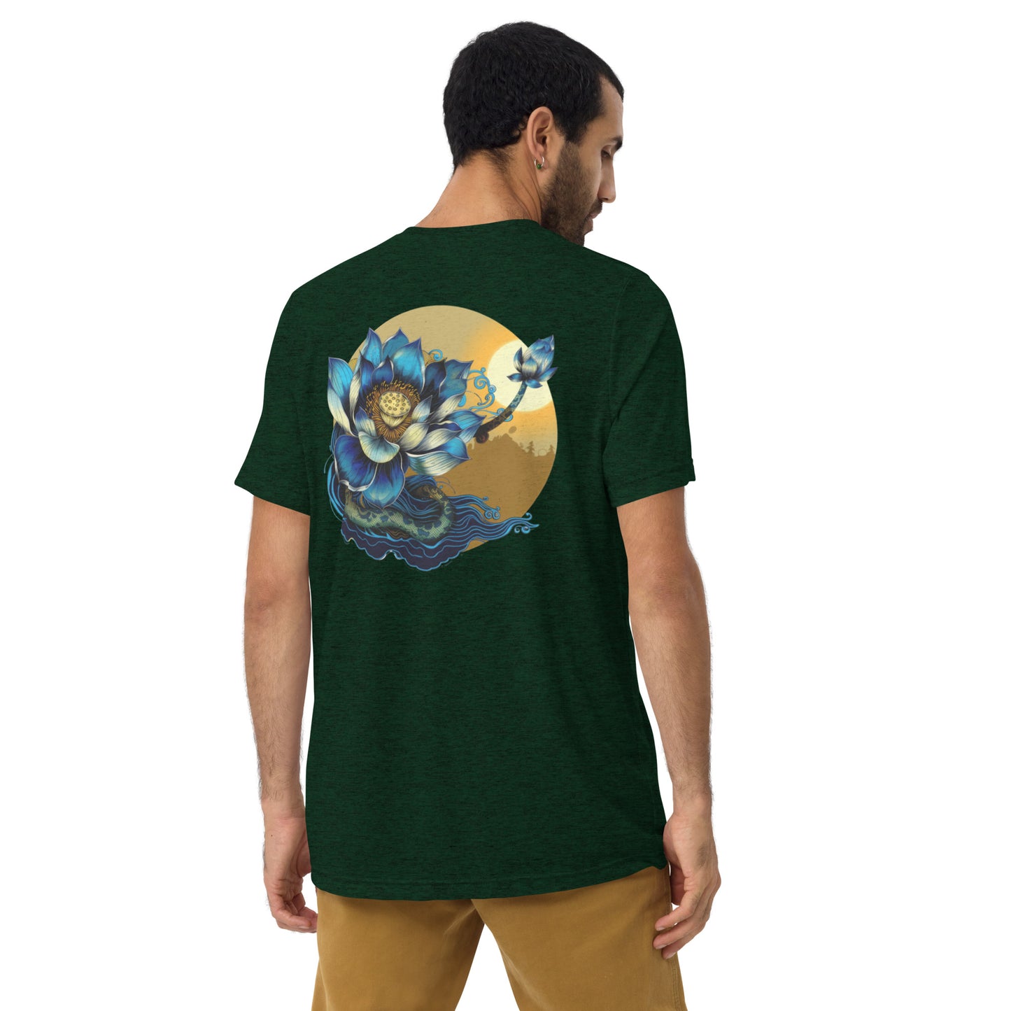 Misty Meadows - Lotus Flower T-shirt v2 - Print on Back