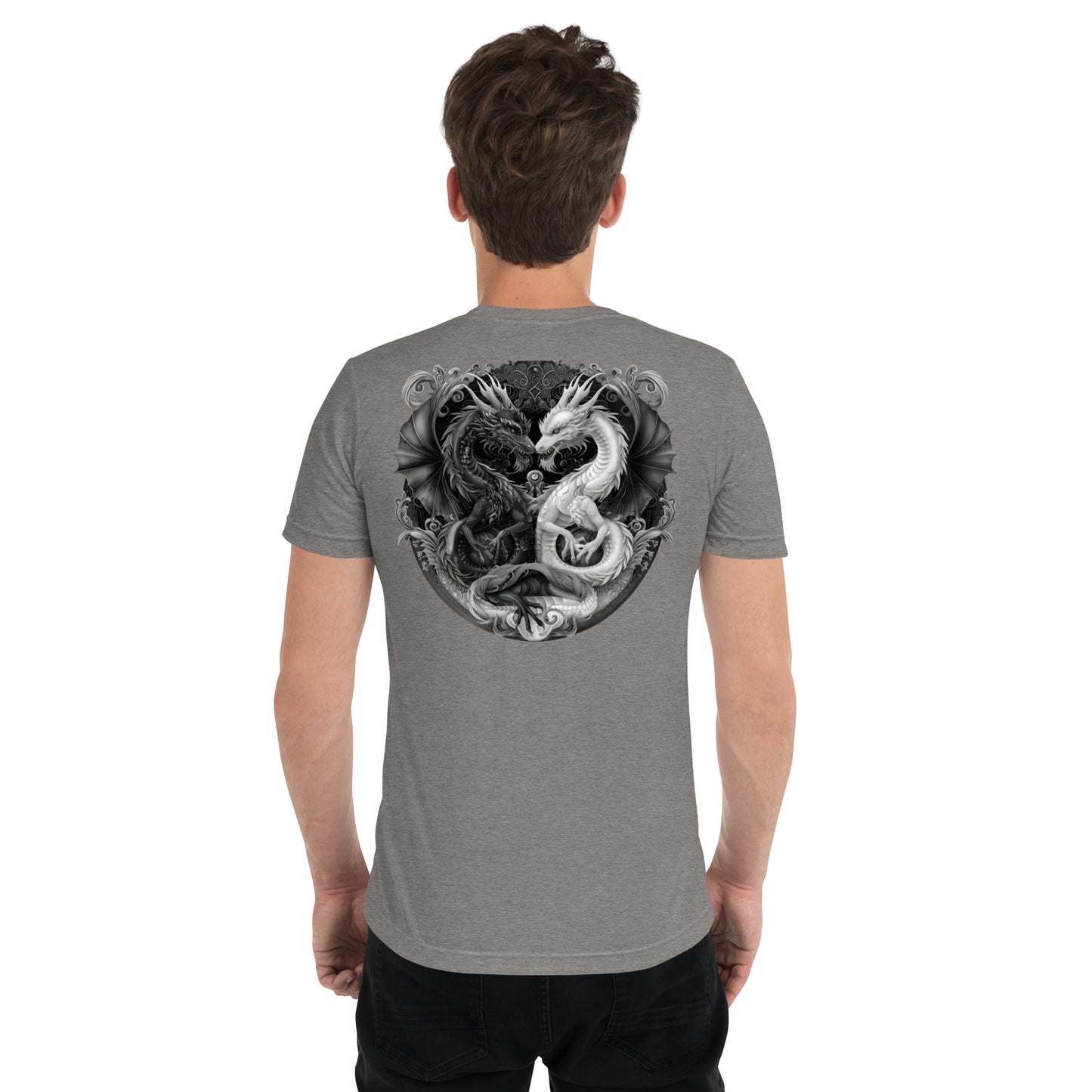 Dueling Dragons Experience Short sleeve t-shirt - Back - Design 8