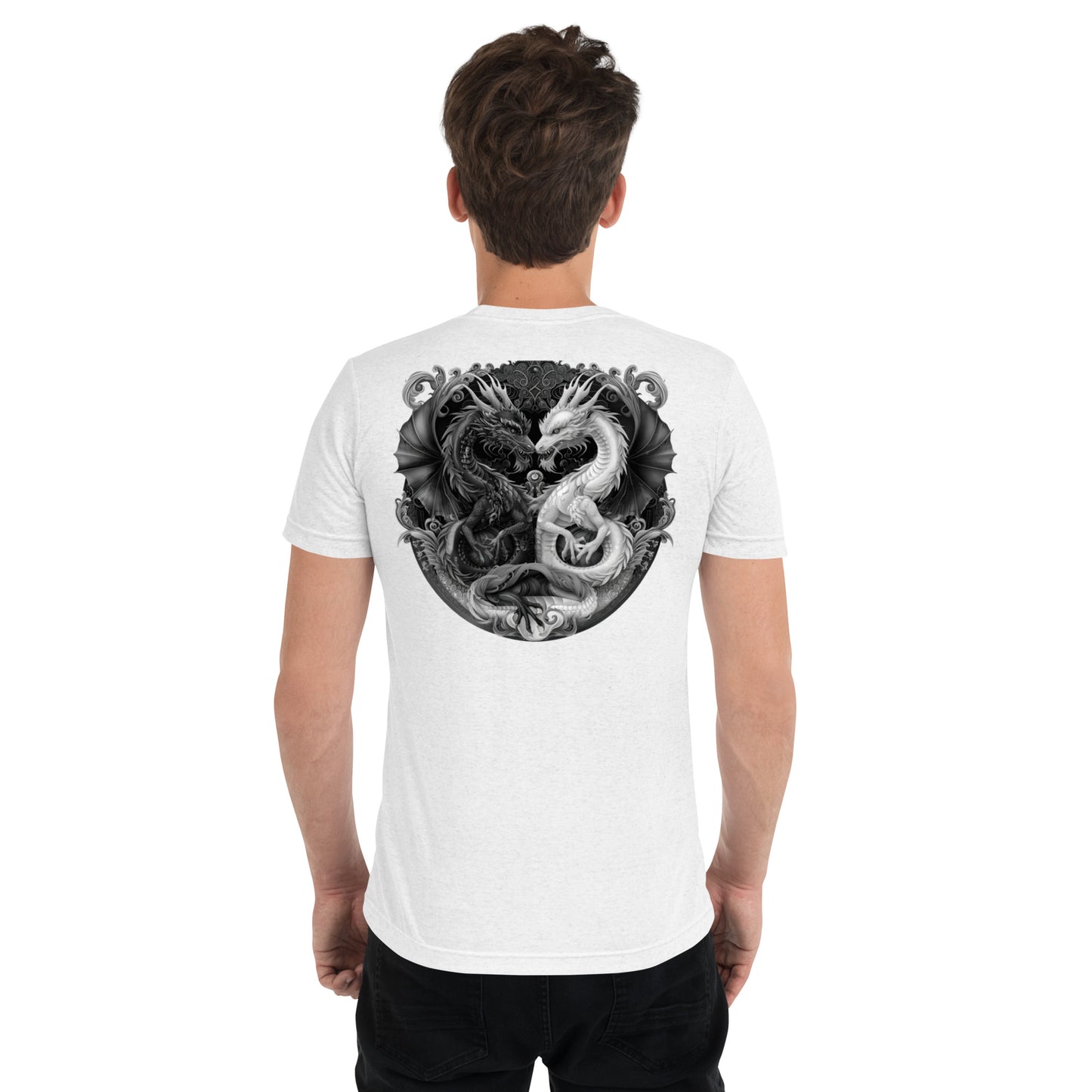 Dueling Dragons Experience Short sleeve t-shirt - Back - Design 8