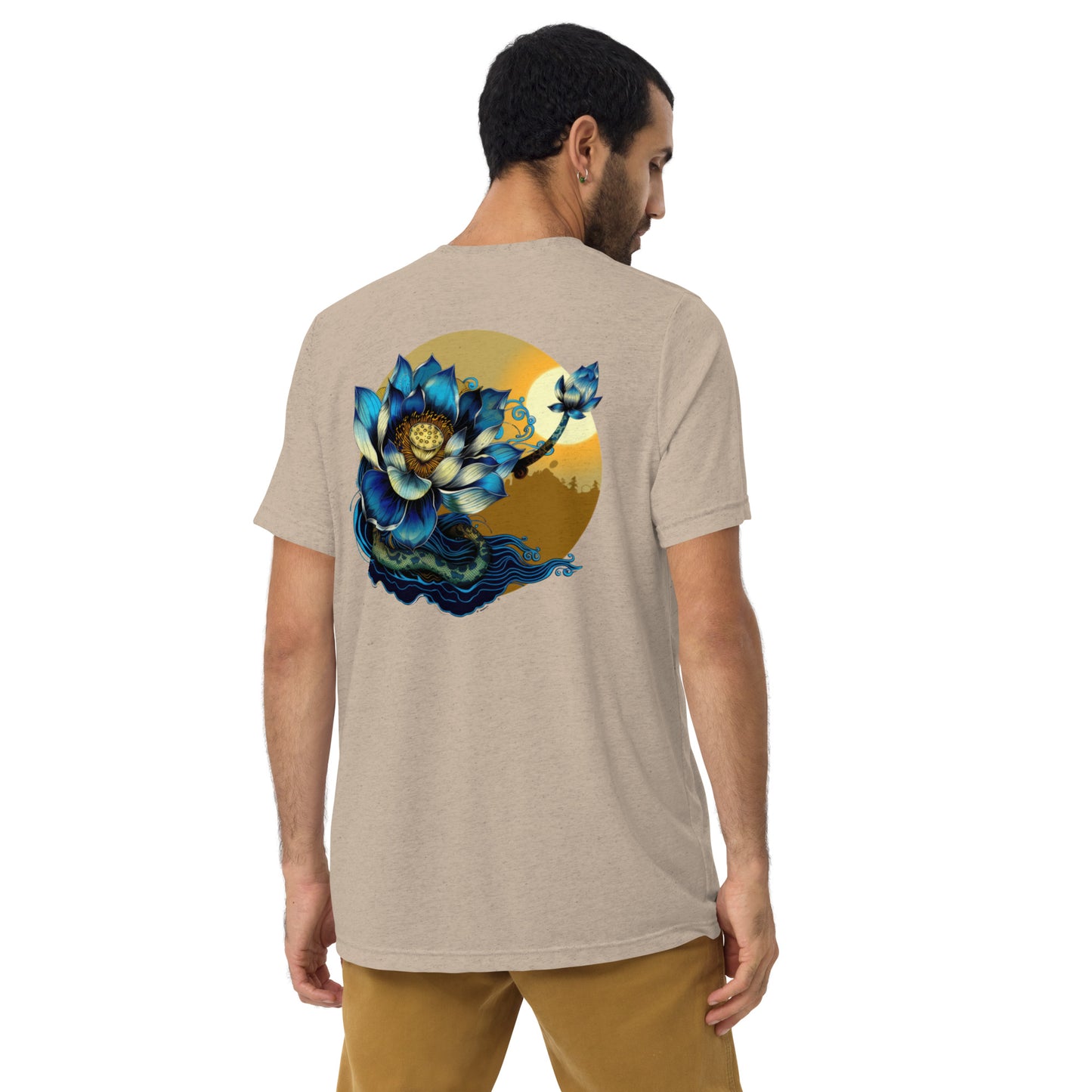 Misty Meadows - Lotus Flower T-shirt v2 - Print on Back