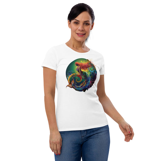 Misty Meadows Inspired Women's short sleeve t-shirt v5 - Print on Front