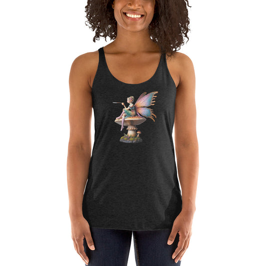 Misty Meadows - Smokin Fairy Tank-top v2 - Print on Front