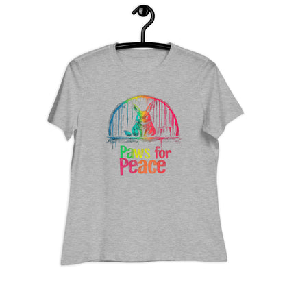 "Paws" for Peace Women's Relaxed T-Shirt