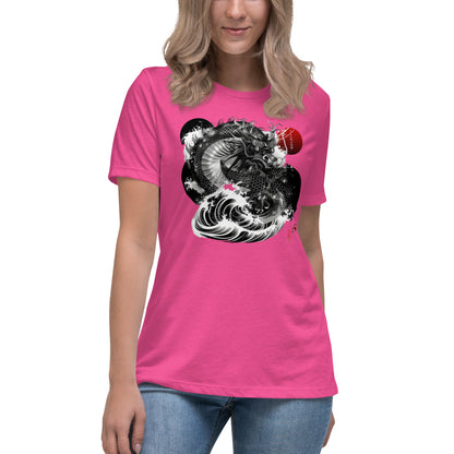 Dueling Dragons Experience Women's Relaxed T-Shirt -- Front - Design 19