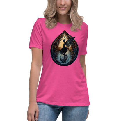 Misty Meadows Inspired Women's Relaxed T-Shirt v1 - Print on Front