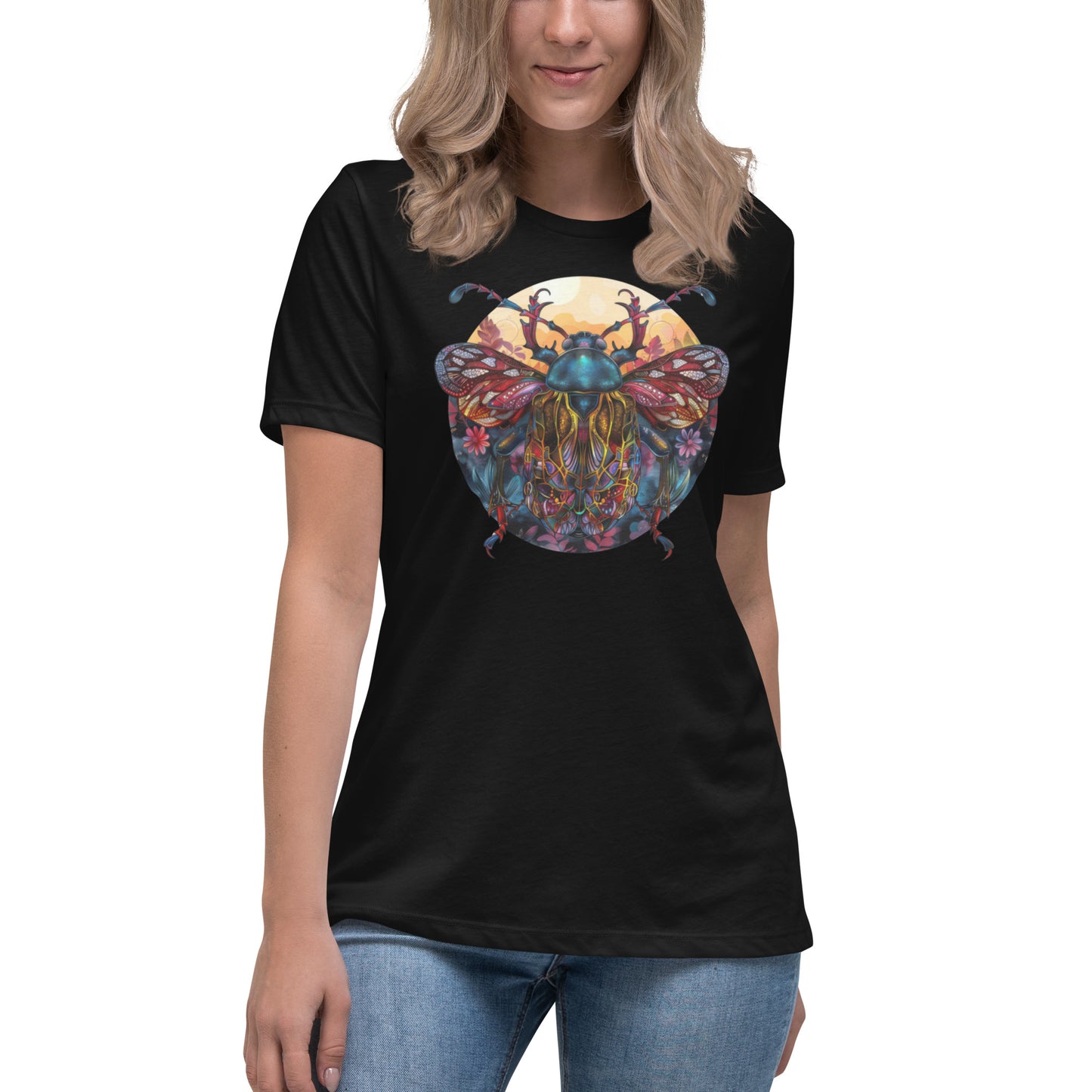 Misty Meadows Inspired Women's Relaxed T-Shirt v3 - Print on Front