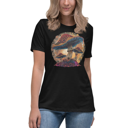 Misty Meadows Inspired Women's Relaxed T-Shirt v4 - Print on Front