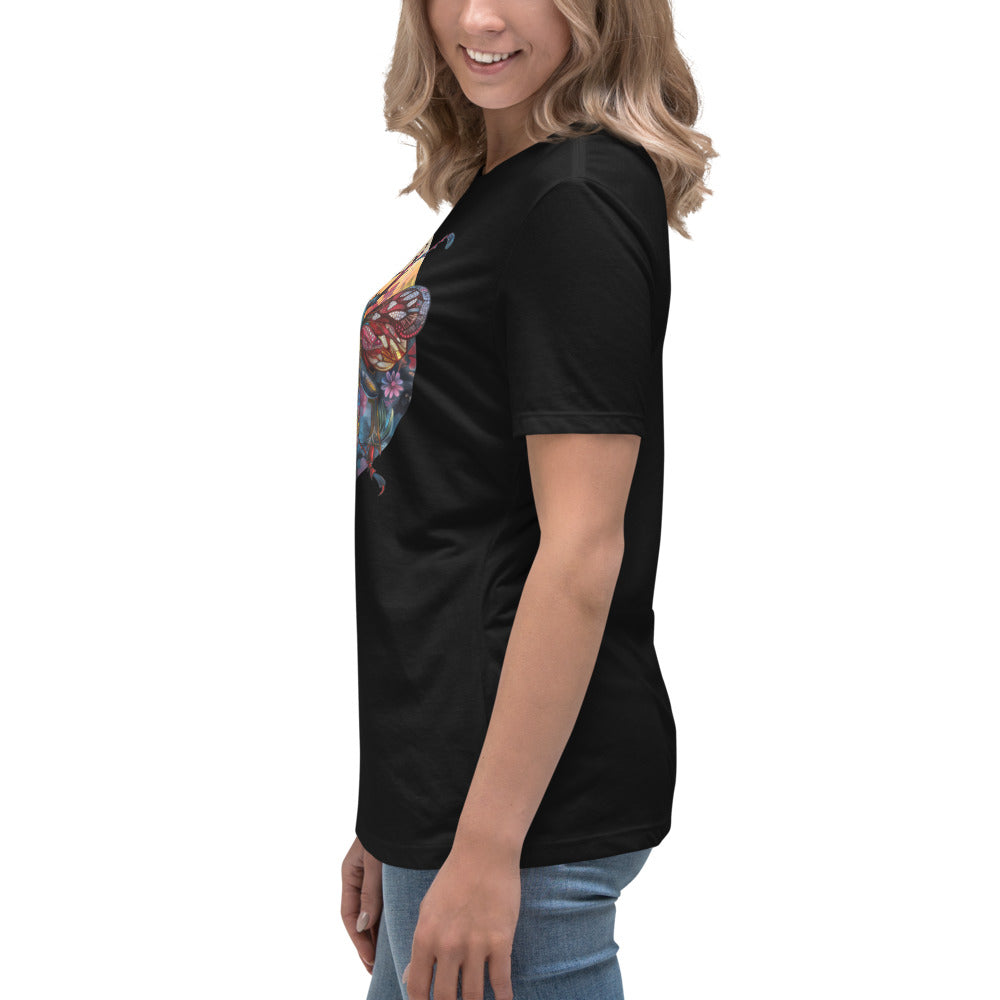 Misty Meadows Inspired Women's Relaxed T-Shirt v3 - Print on Front