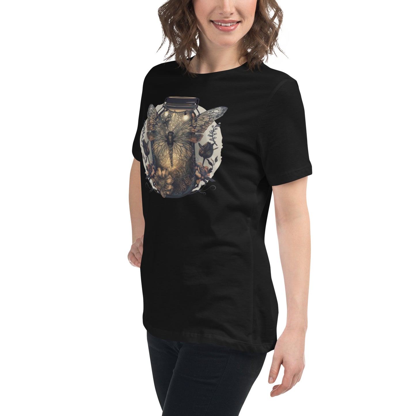 Misty Meadows Inspired Women's Relaxed T-Shirt v2 - Print on Front