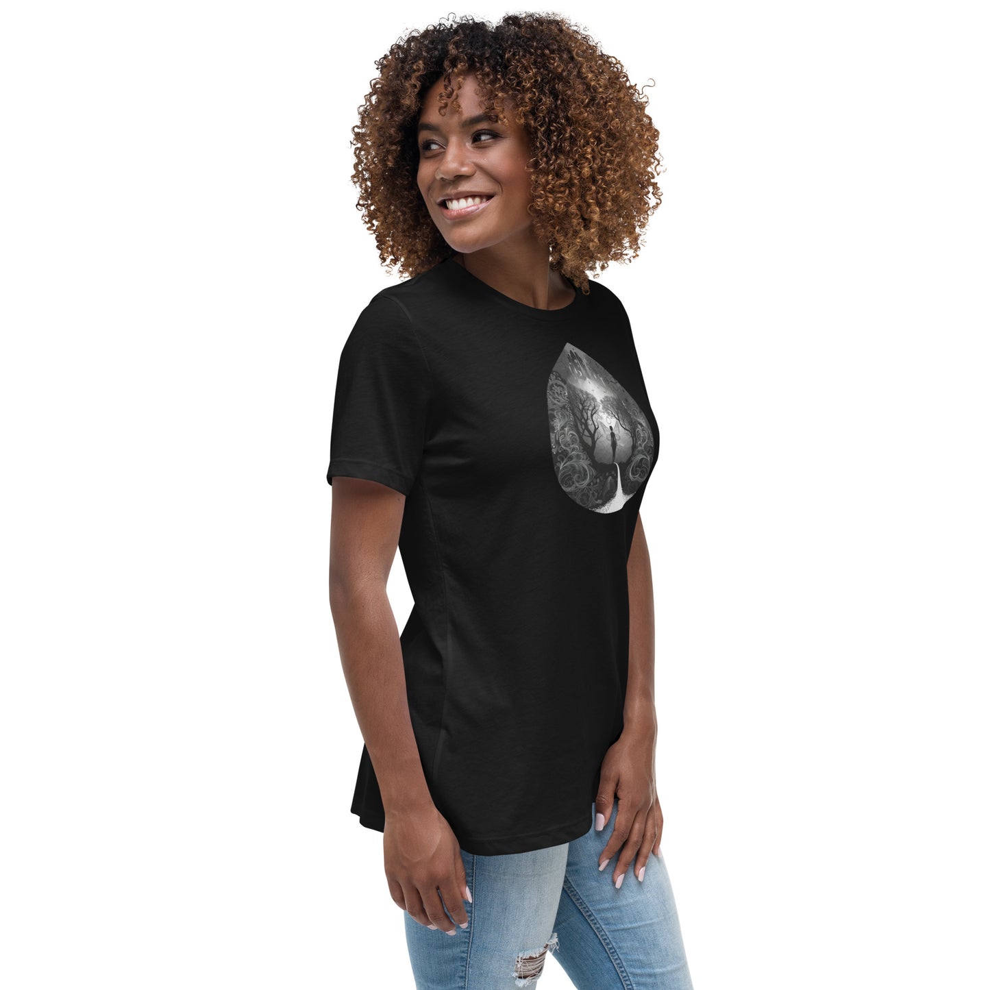 Misty Meadows Inspired Women's Relaxed T-Shirt - Front - Design 22