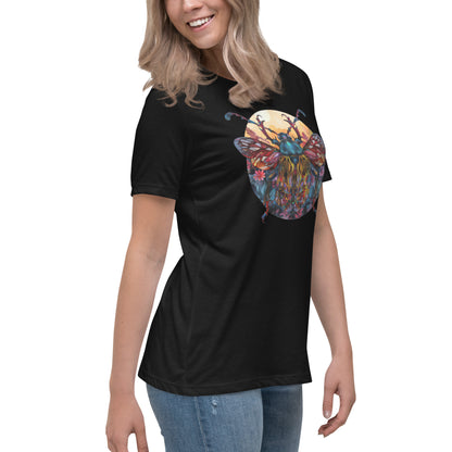 Misty Meadows Inspired Women's Relaxed T-Shirt v3 - Print on Front