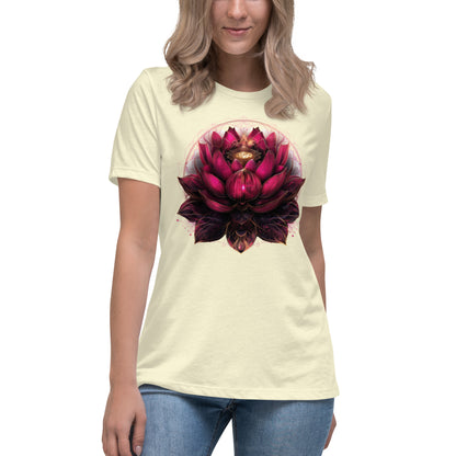 Misty Meadows - Lotus Flower T-shirt v1 - Print on Front