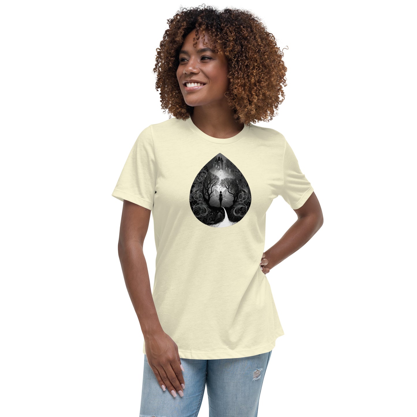 Misty Meadows Inspired Women's Relaxed T-Shirt - Front - Design 22