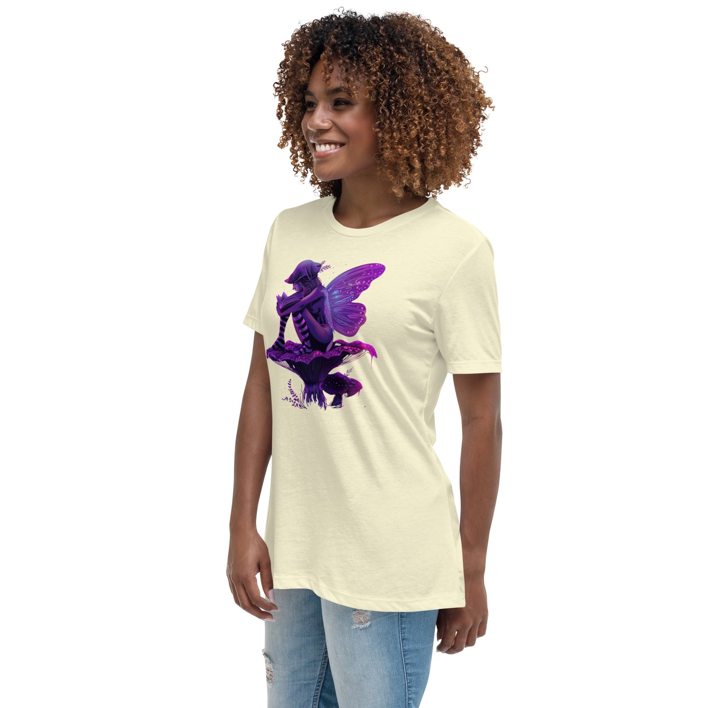 Misty Meadows - Reading Fairy T-shirt v5 - Print on Front