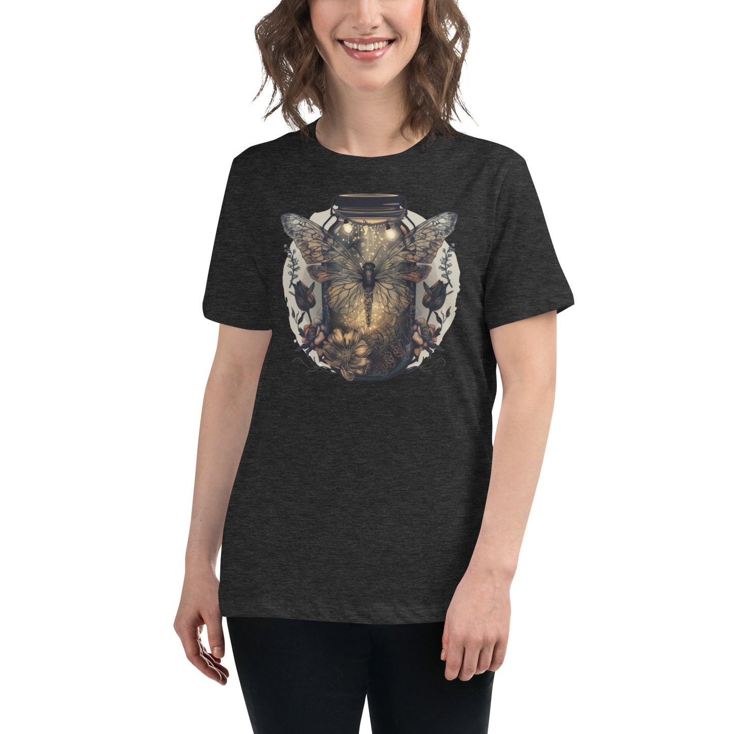 Misty Meadows Inspired Women's Relaxed T-Shirt v2 - Print on Front