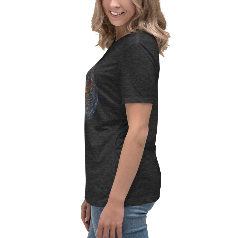 Misty Meadows Inspired Women's Relaxed T-Shirt v1 - Print on Front