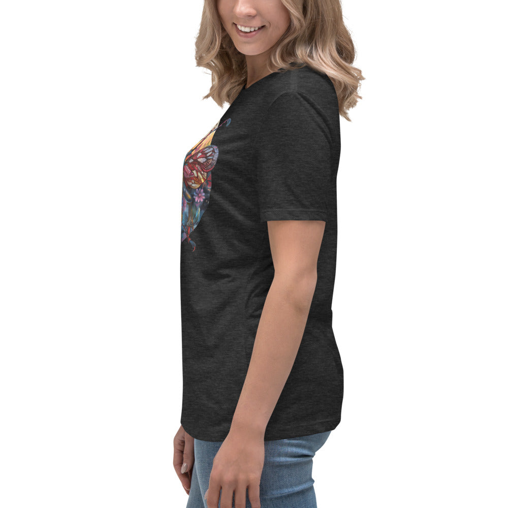 Misty Meadows Inspired Women's Relaxed T-Shirt v3 - Print on Front