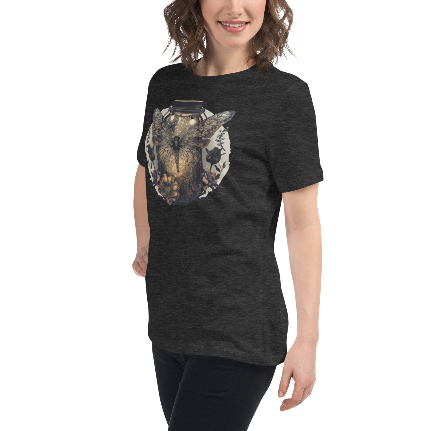 Misty Meadows Inspired Women's Relaxed T-Shirt v2 - Print on Front