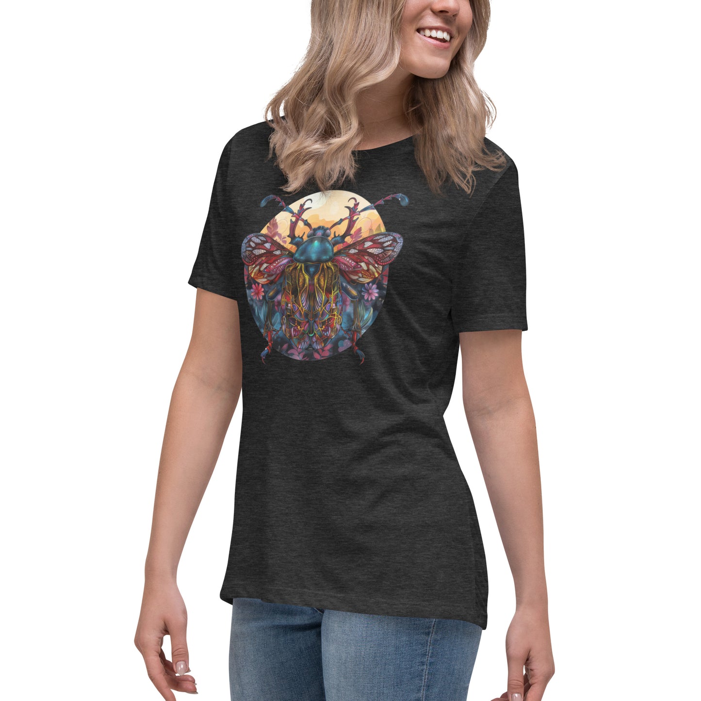 Misty Meadows Inspired Women's Relaxed T-Shirt v3 - Print on Front