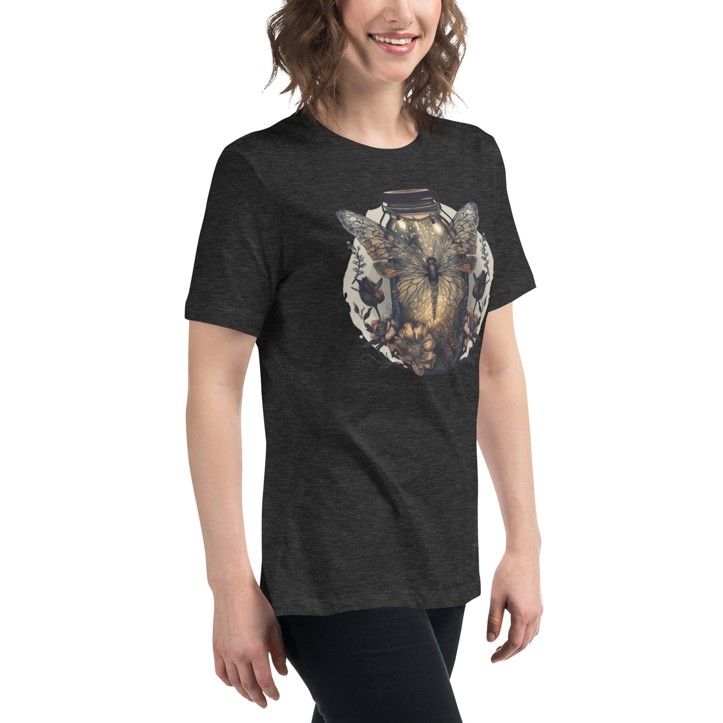 Misty Meadows Inspired Women's Relaxed T-Shirt v2 - Print on Front