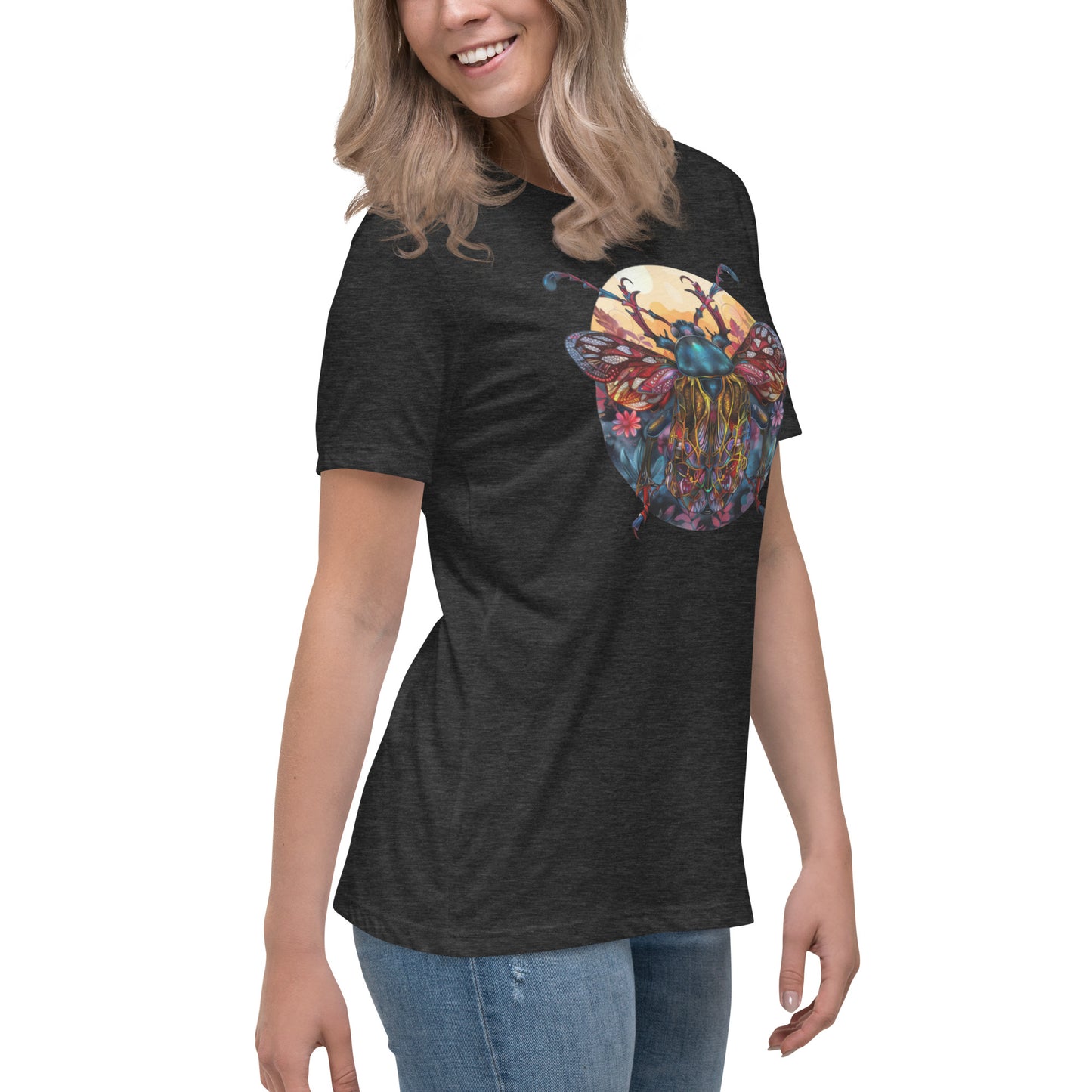 Misty Meadows Inspired Women's Relaxed T-Shirt v3 - Print on Front