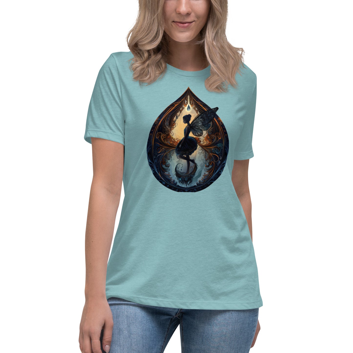 Misty Meadows Inspired Women's Relaxed T-Shirt v1 - Print on Front