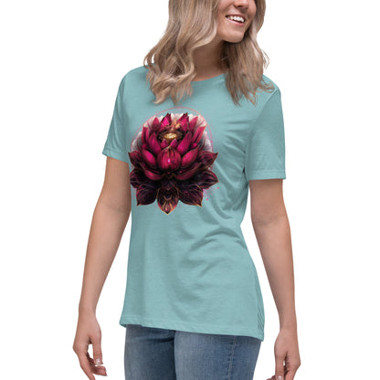 Misty Meadows - Lotus Flower T-shirt v1 - Print on Front