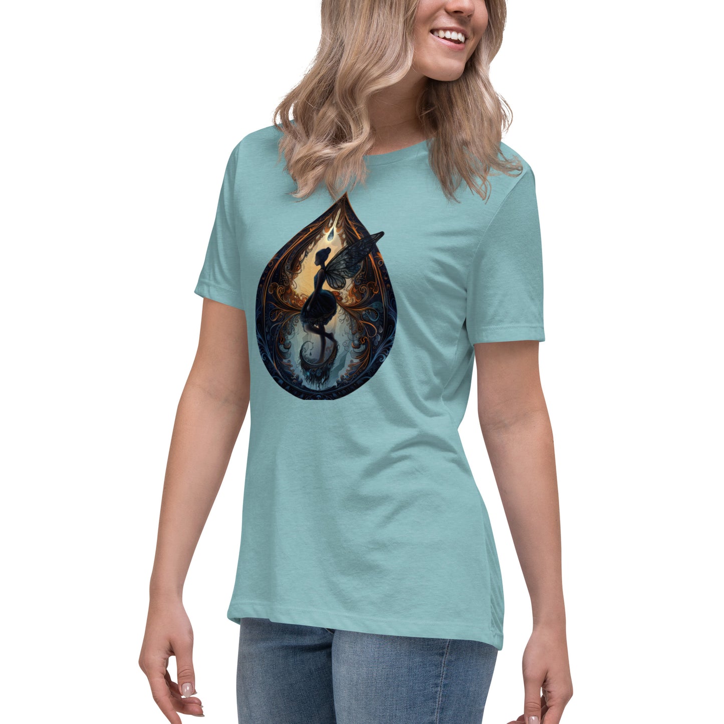 Misty Meadows Inspired Women's Relaxed T-Shirt v1 - Print on Front