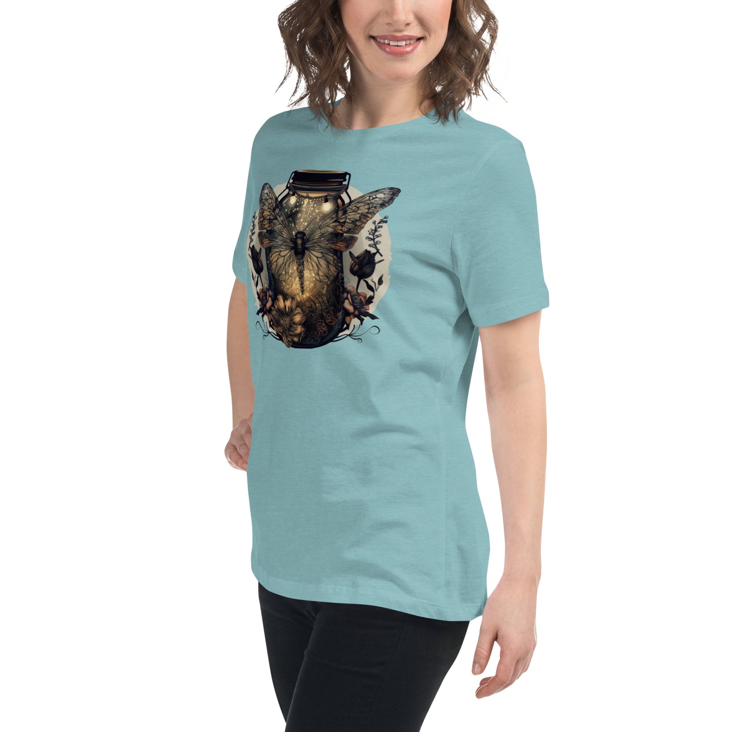 Misty Meadows Inspired Women's Relaxed T-Shirt v2 - Print on Front