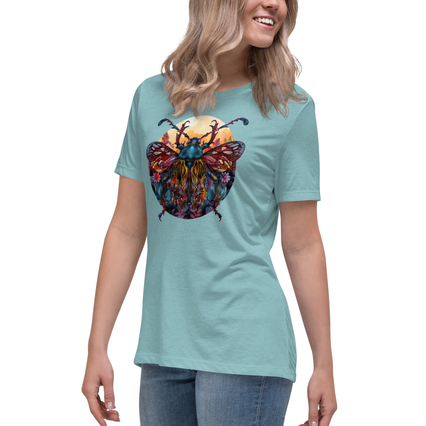 Misty Meadows Inspired Women's Relaxed T-Shirt v3 - Print on Front