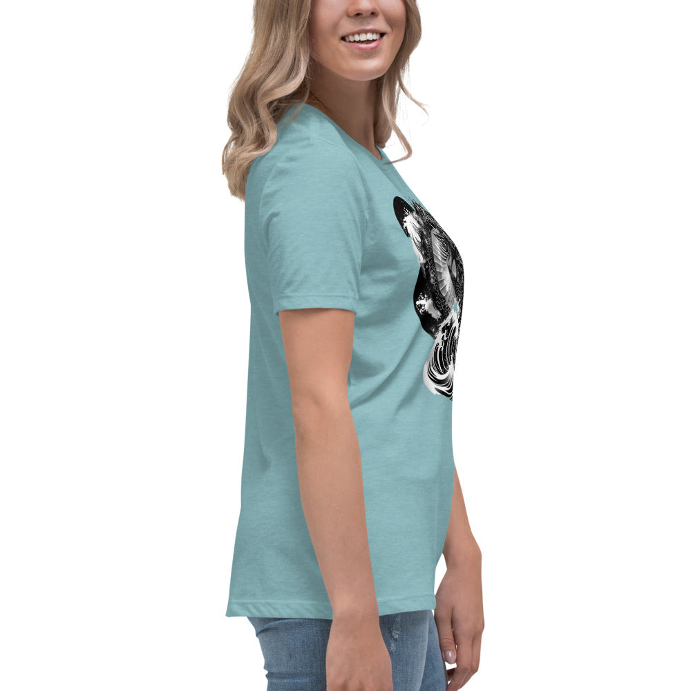 Dueling Dragons Experience Women's Relaxed T-Shirt -- Front - Design 19