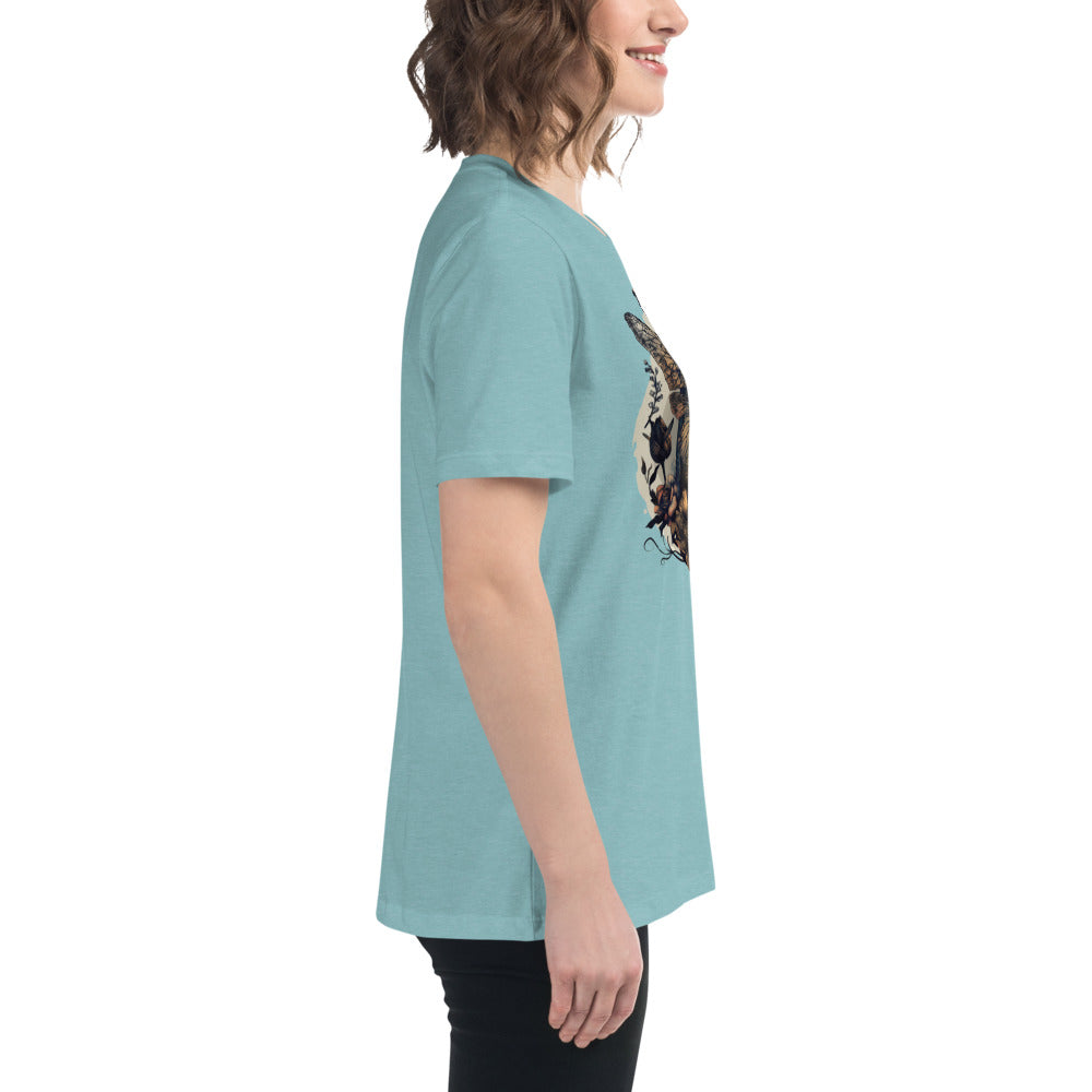 Misty Meadows Inspired Women's Relaxed T-Shirt v2 - Print on Front