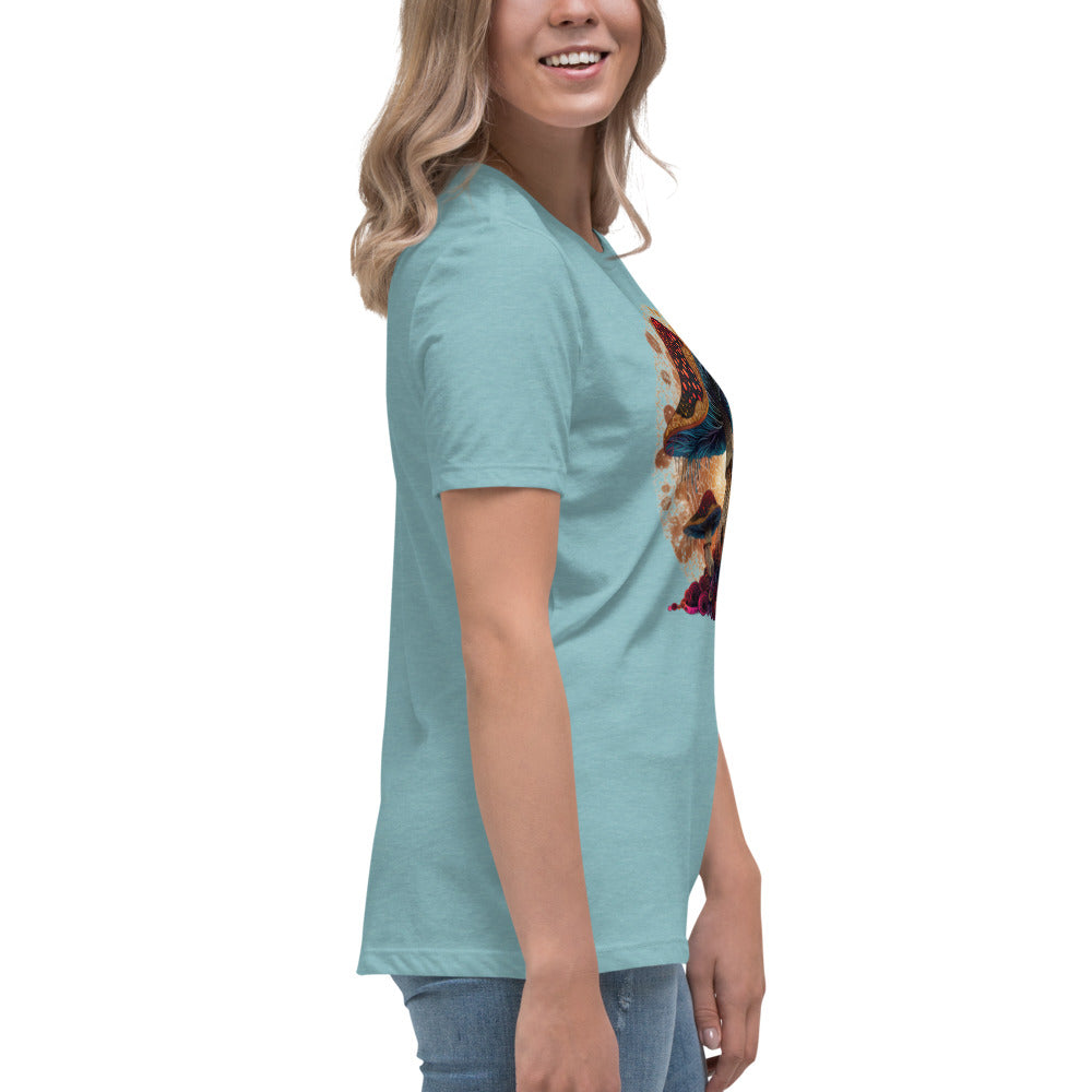 Misty Meadows Inspired Women's Relaxed T-Shirt v4 - Print on Front