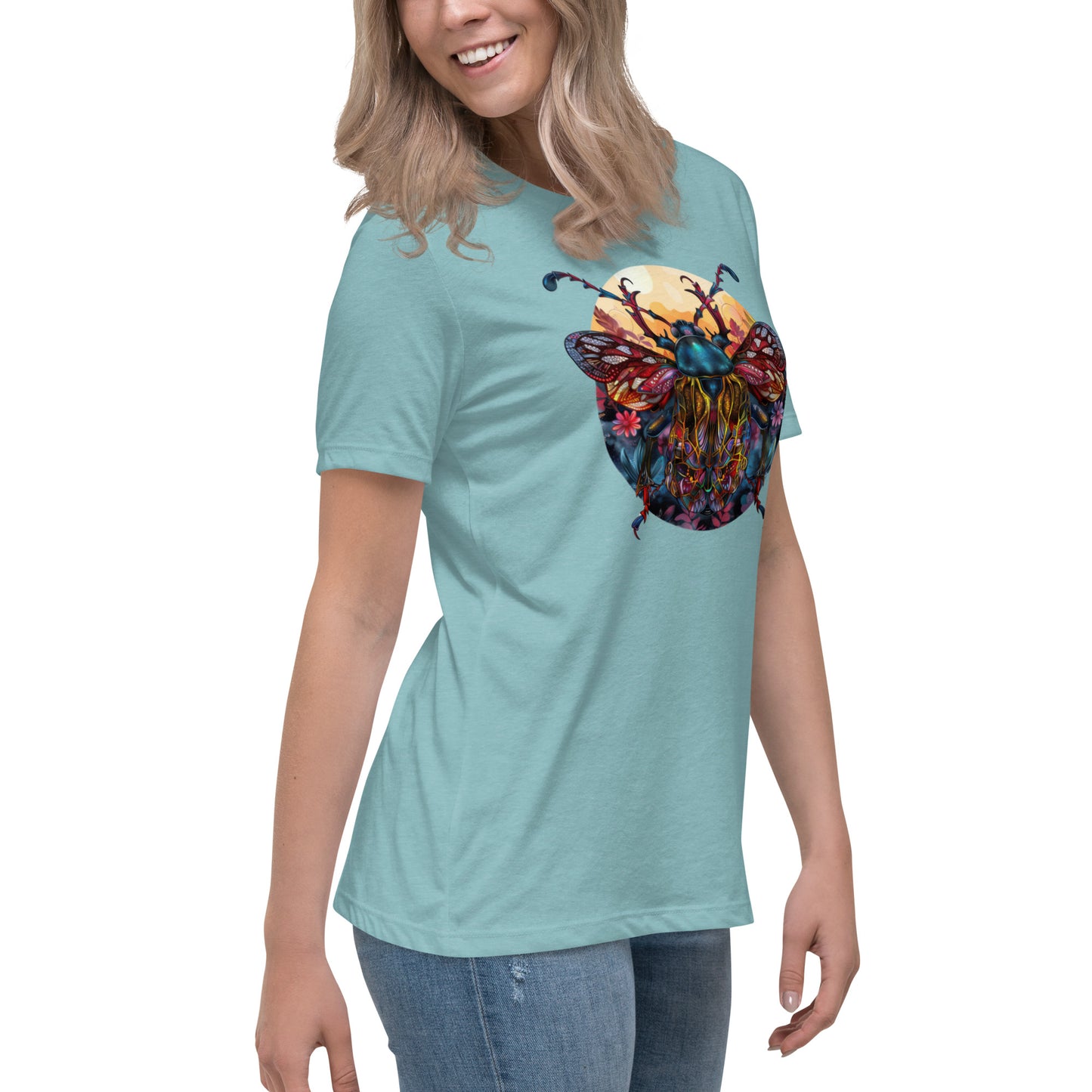 Misty Meadows Inspired Women's Relaxed T-Shirt v3 - Print on Front