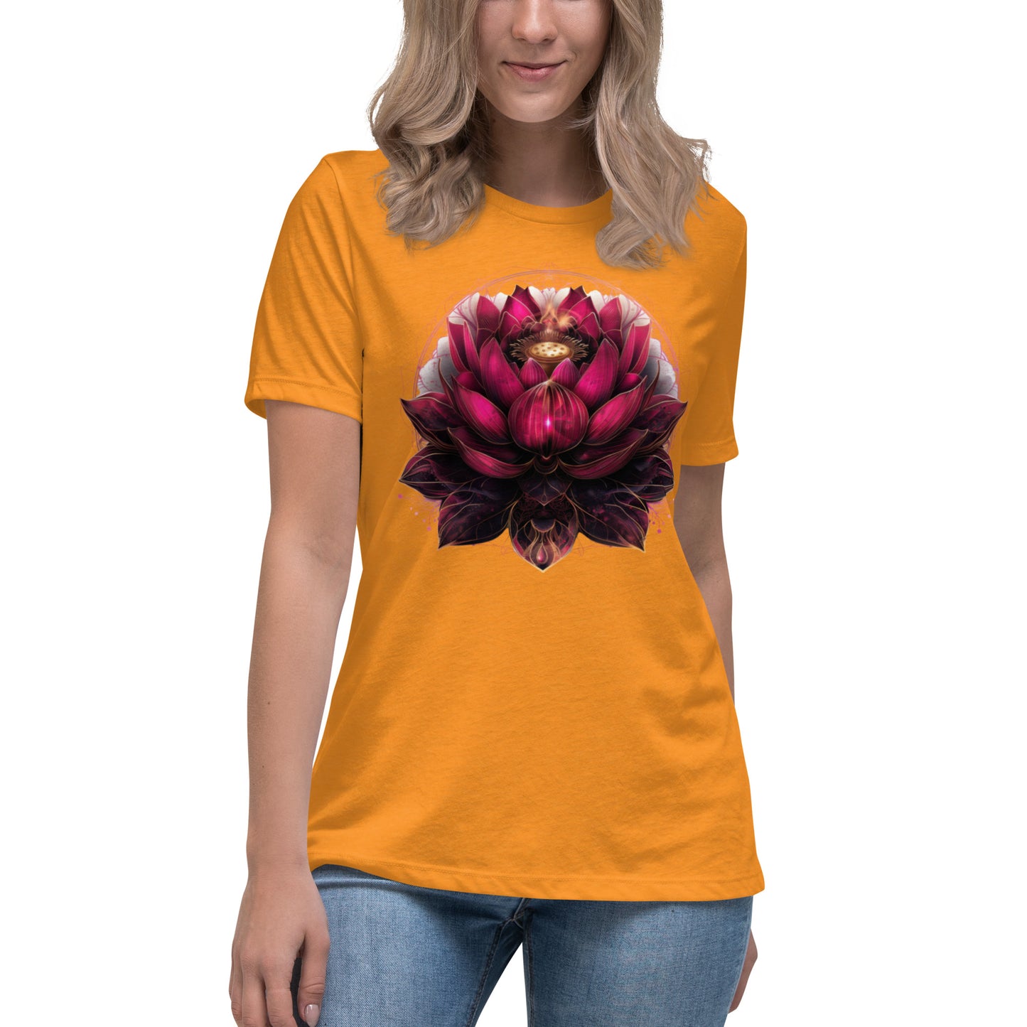 Misty Meadows - Lotus Flower T-shirt v1 - Print on Front