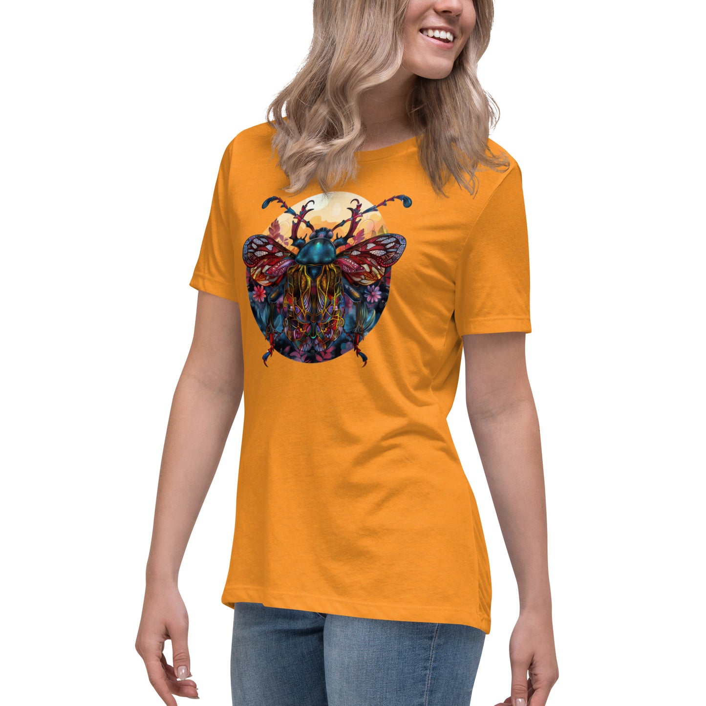 Misty Meadows Inspired Women's Relaxed T-Shirt v3 - Print on Front