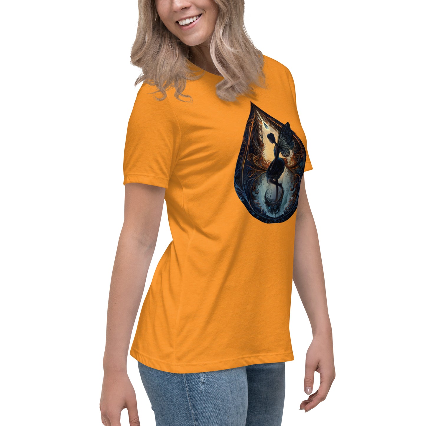 Misty Meadows Inspired Women's Relaxed T-Shirt v1 - Print on Front