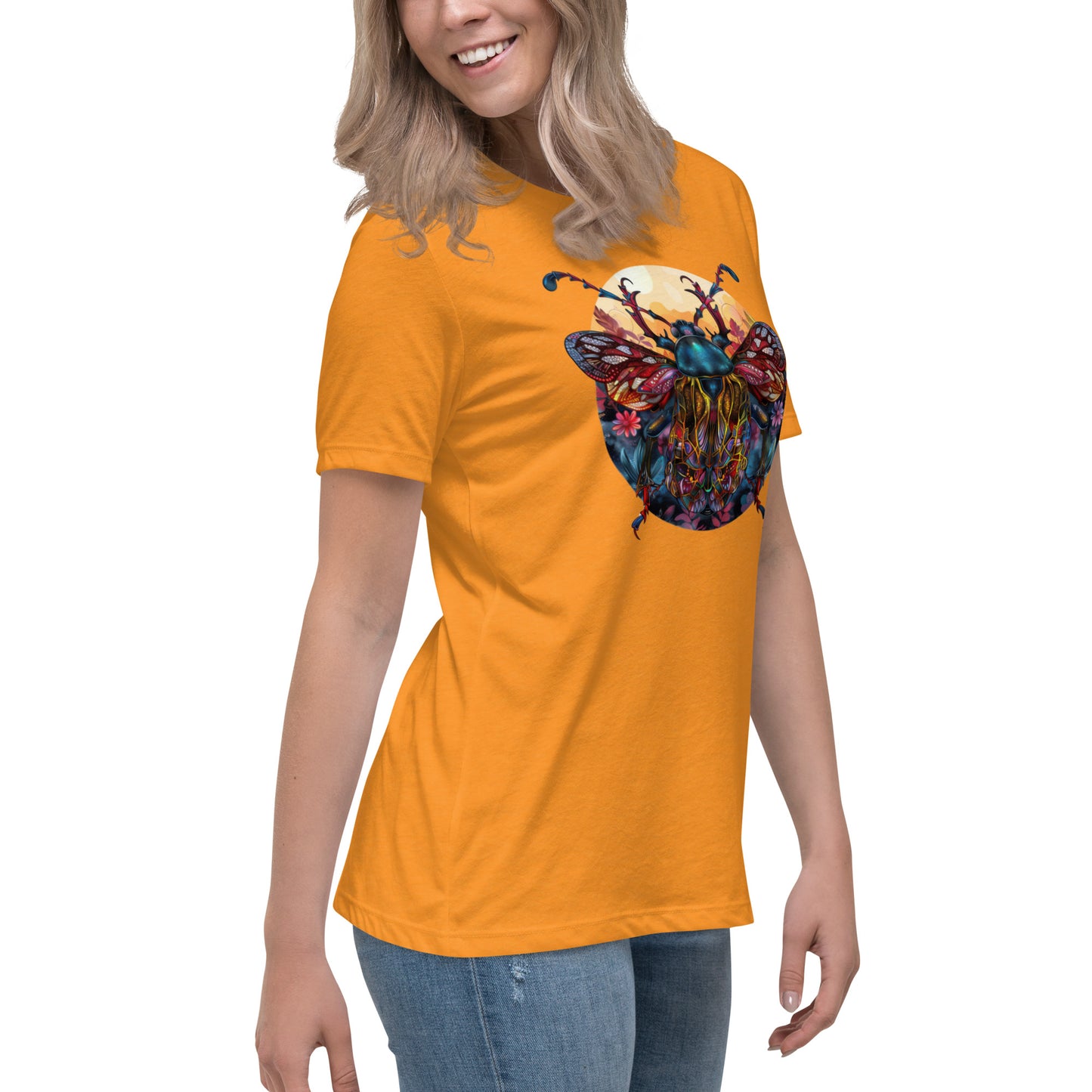 Misty Meadows Inspired Women's Relaxed T-Shirt v3 - Print on Front