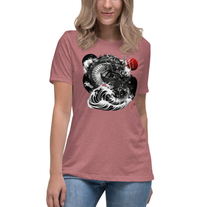 Dueling Dragons Experience Women's Relaxed T-Shirt -- Front - Design 19