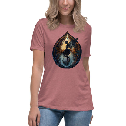 Misty Meadows Inspired Women's Relaxed T-Shirt v1 - Print on Front