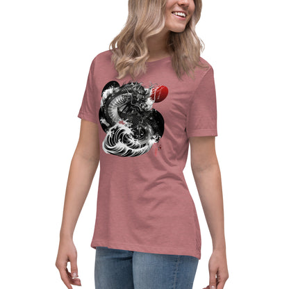 Dueling Dragons Experience Women's Relaxed T-Shirt -- Front - Design 19