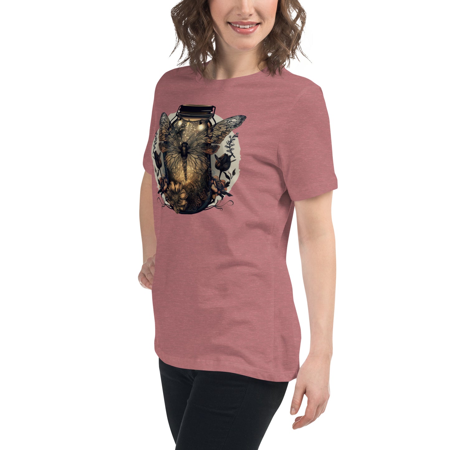 Misty Meadows Inspired Women's Relaxed T-Shirt v2 - Print on Front