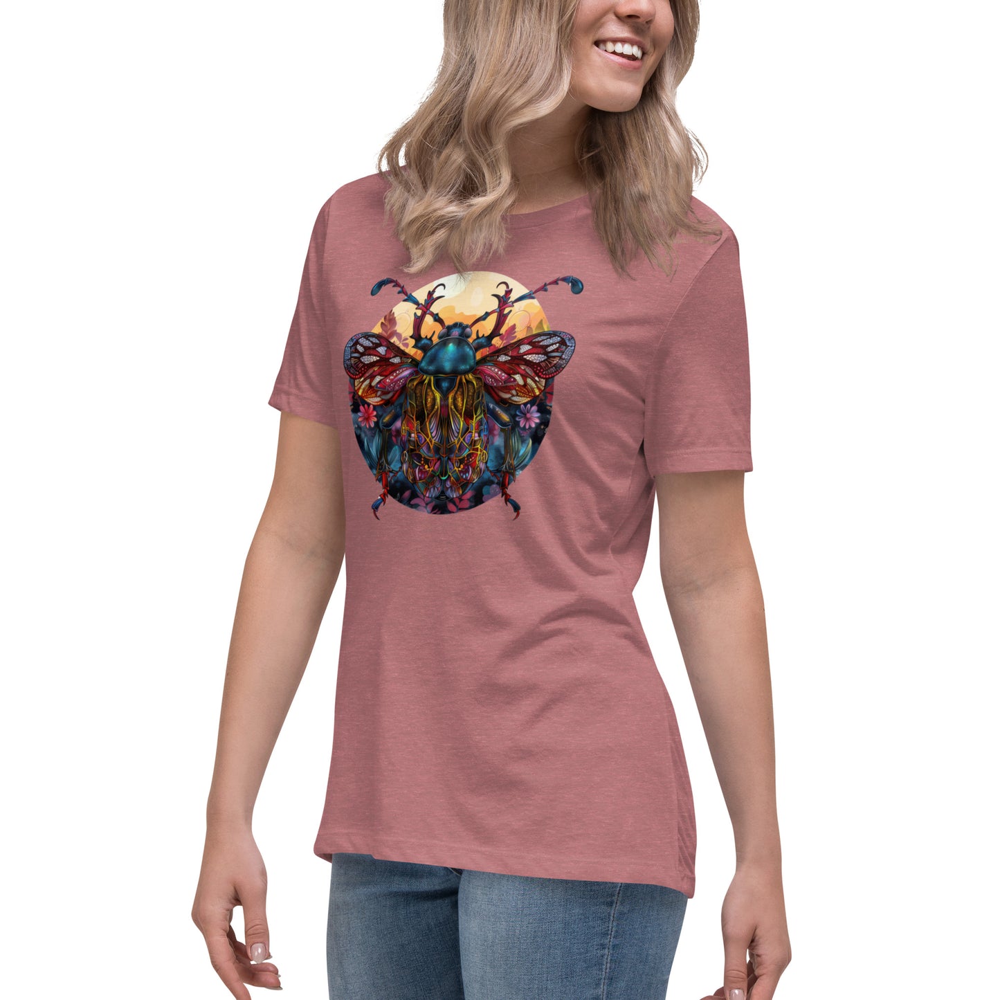 Misty Meadows Inspired Women's Relaxed T-Shirt v3 - Print on Front