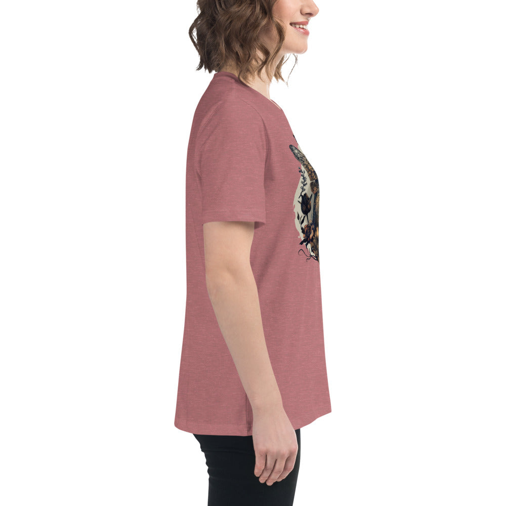 Misty Meadows Inspired Women's Relaxed T-Shirt v2 - Print on Front