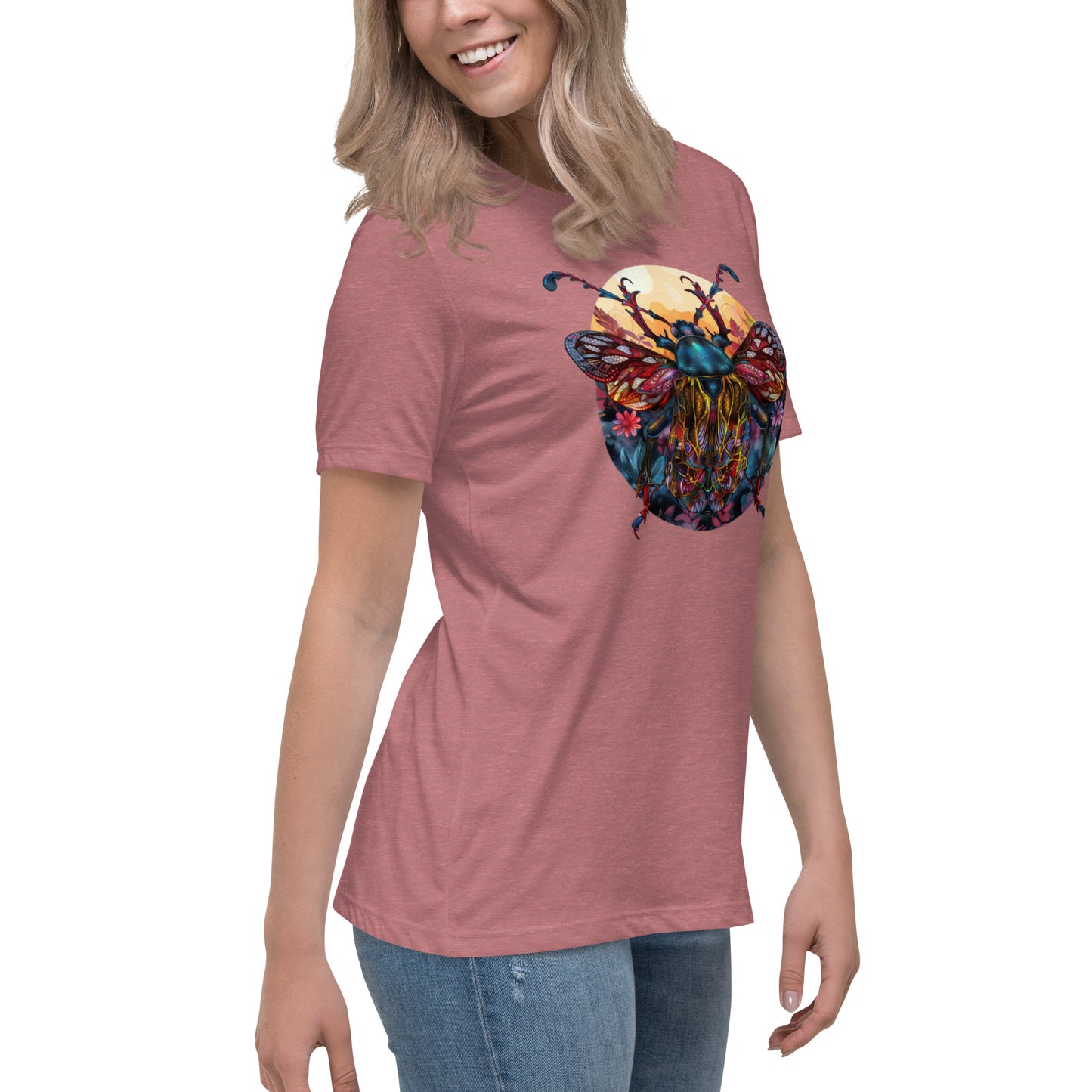 Misty Meadows Inspired Women's Relaxed T-Shirt v3 - Print on Front