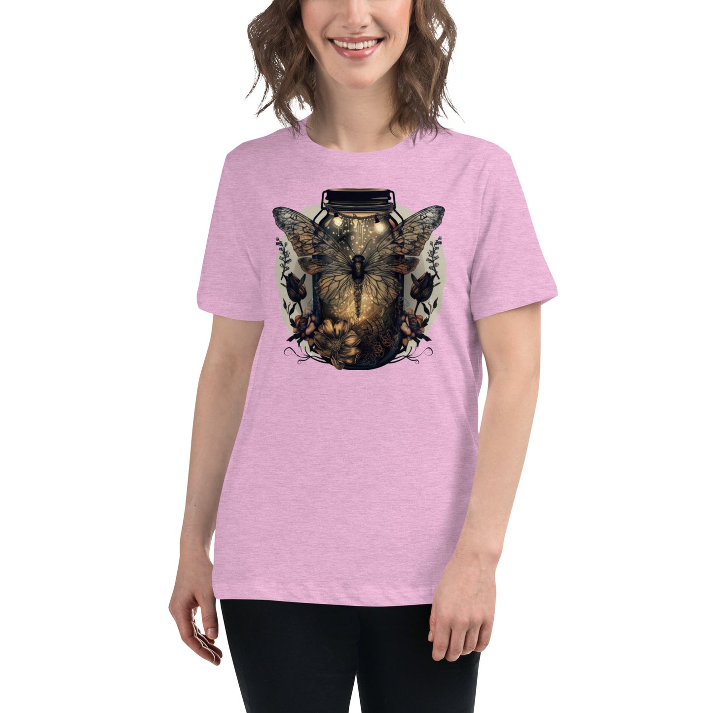 Misty Meadows Inspired Women's Relaxed T-Shirt v2 - Print on Front