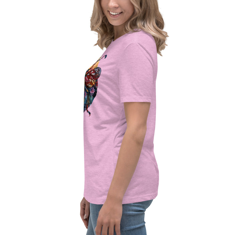 Misty Meadows Inspired Women's Relaxed T-Shirt v3 - Print on Front