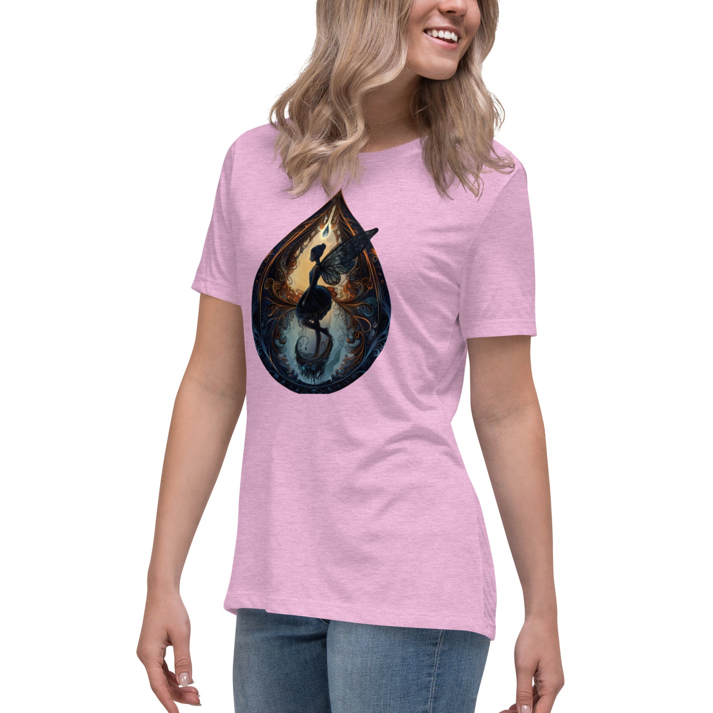 Misty Meadows Inspired Women's Relaxed T-Shirt v1 - Print on Front